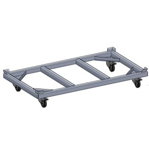 Alu transportvagn fr GTS29 fr 3 moduler max last 300 kg