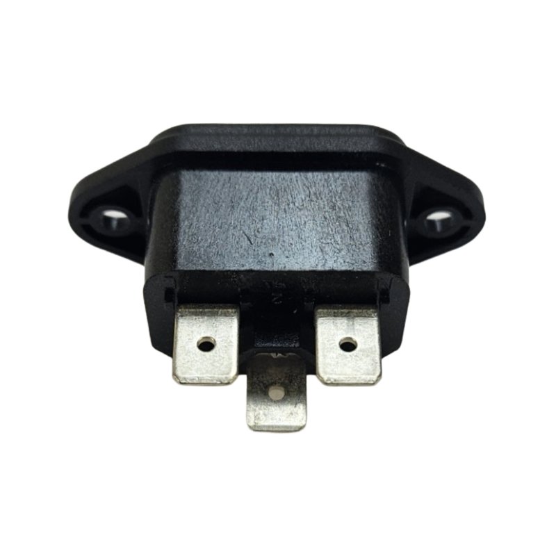 Apparat chassiskontakt 220V 3 pol han