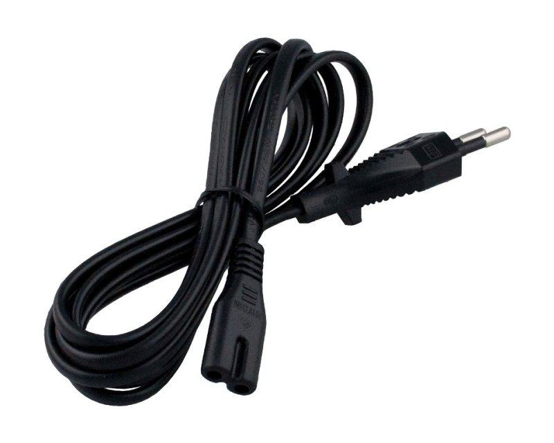 Powerkabel Euro han til mini Euro hun 1,8 meter