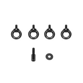 Eye bolt s�t 10 mm l�ngde 18 mm, pose med 4 styk, Sort