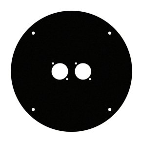 Kabeltromle frontpanel 2 x D size hul