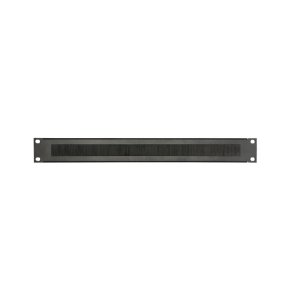 Rackpanel 1 unit med b�rste �bning