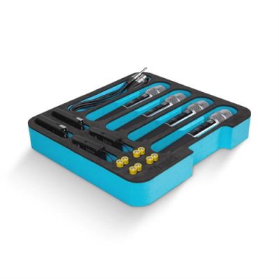 Adam hall mikrofon inlay 2 unit skuffe