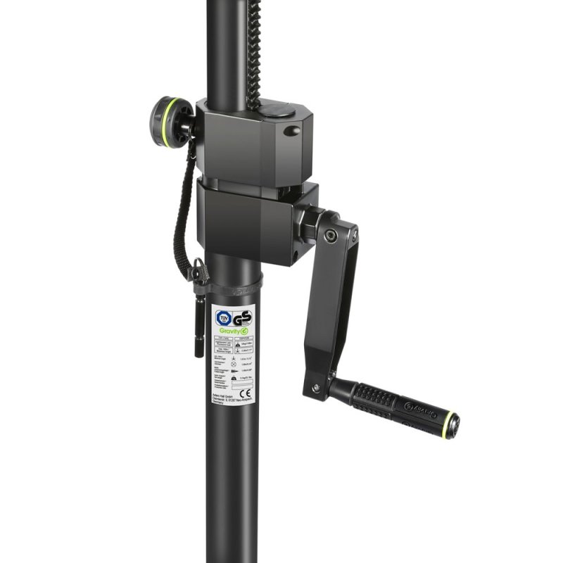 Gravity hjttaler stativ wind-up 1,5 m til 2,4 m - max 40 kg