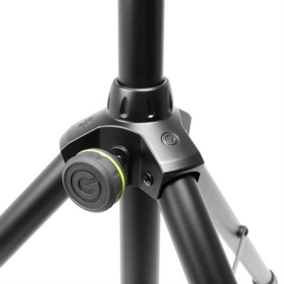 Gravity h�gtalarstativ Alu, Svart lackerad