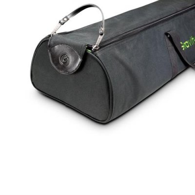 Gravity h�gtalarstativ set med v�ska Alu, Svart lackerad