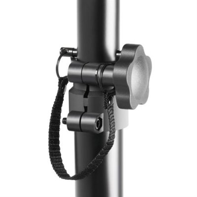 Hjttaler stativ st med taske, Sort Alu