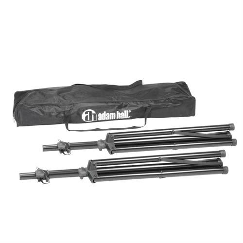 Hjttaler stativ st med taske, Sort Alu