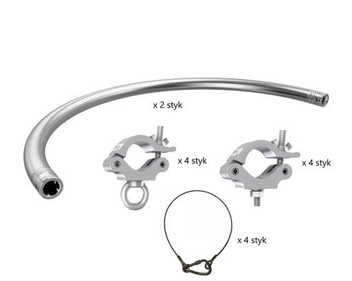 Global Truss Clusterring til 4 hjttalere =1,0 meter