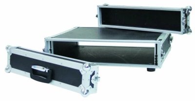 Flightcase rack 2 enheter 40 cm djup