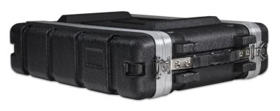 Flightcase rack ABS plast 2 enheter 30 cm djup