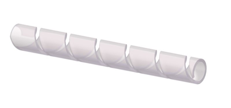 ProCab kabelsamler spiral transparent =20mm 5m