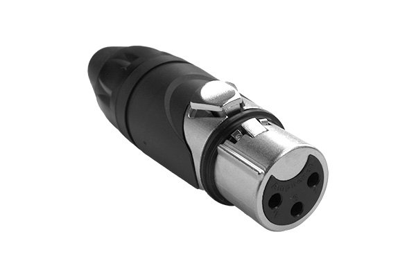 Amphenol 3P XLR kabelstik hun, Blank