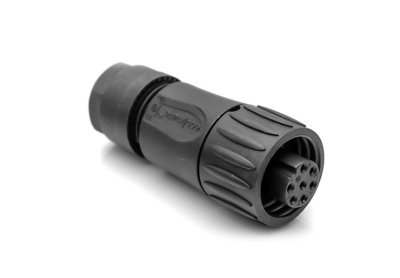 Amphenol Eco 4-pin hun h�jttaler kabelstik crimp version IP67