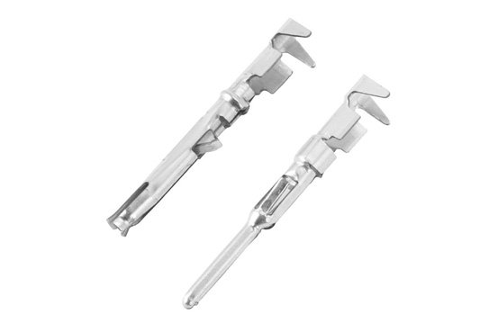 Amphenol sokkel contact pins Silver 0,14-0,5 mm, pose med 100 styk