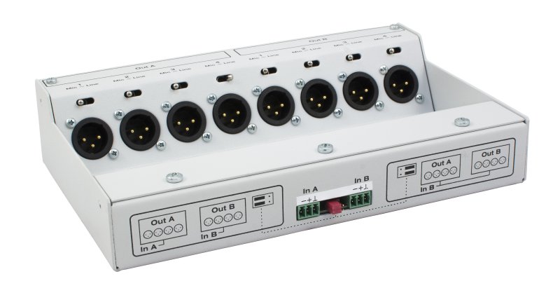 AudioPressBox gulvboks passiv audio stageboks 8 LINE/MIC Out