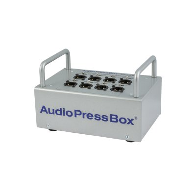 AudioPressBox transportabel audiosplitter 1 in og 8 LINE/MIC Out