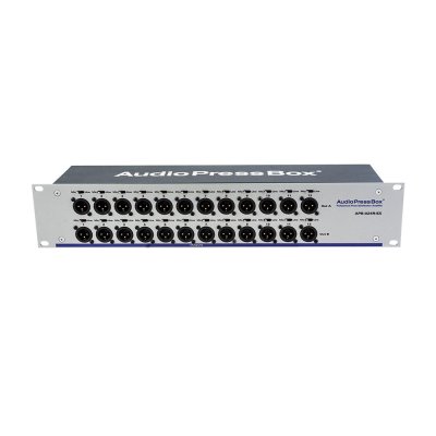 AudioPress Box audiosplitter til rackmontering 2 in og 24 out Mic/Line
