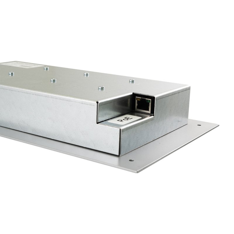 AudioPressBox audiosplitter til installation in-wall 1 Dante og 8 mic/line out + 4 x USB-c