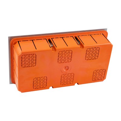 AudioPressBox audiosplitter til installation in-wall 1 Dante og 8 mic/line out + 4 x USB-c