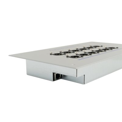 AudioPressBox audiosplitter in-wall 1 Dante in og 12 mic/line out