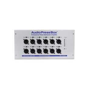 AudioPressBox audiosplitter vgboks med 1 Dante in og 12 mic/line out