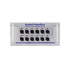 AudioPress Box transportabel 1 x Dante og 12 line/Mic output
