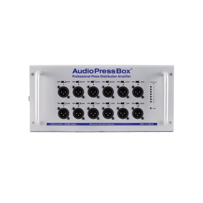 AudioPress Box transportabel 1 x Dante og 12 line/Mic output