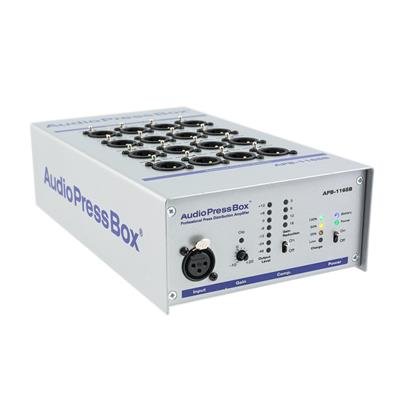 AudioPress stageboks 1 line in, 16 line/Mic out, 10 timers batteri