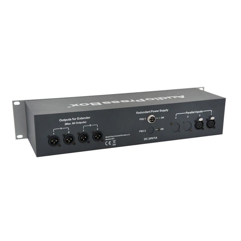 AudioPressBox audiosplitter til rack 2 in og 8 mic/ine out, 