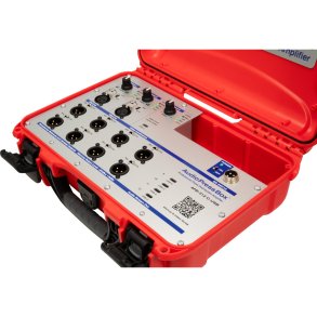 AudioPressBox audiosplit kuffert 2 mic/lin og 1 USB-c in og 8 mic/line + 4 x USB-c out