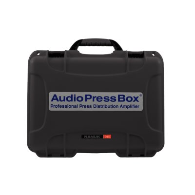 AudioPressBox audiosplit kuffert med 1 Dante 1 USB-c in og 16 mic/line og 4 USB c out