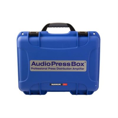 AudioPress Box stageboks 2 line/mic og 1 USB-c in - 16 XLR og 4 USB-c out, 20 timers batteridrift