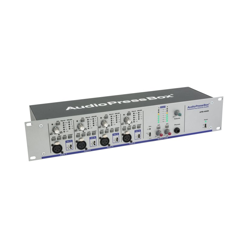 AudioPressBox extender enhed til rackmontering 4 input og 4 ext out