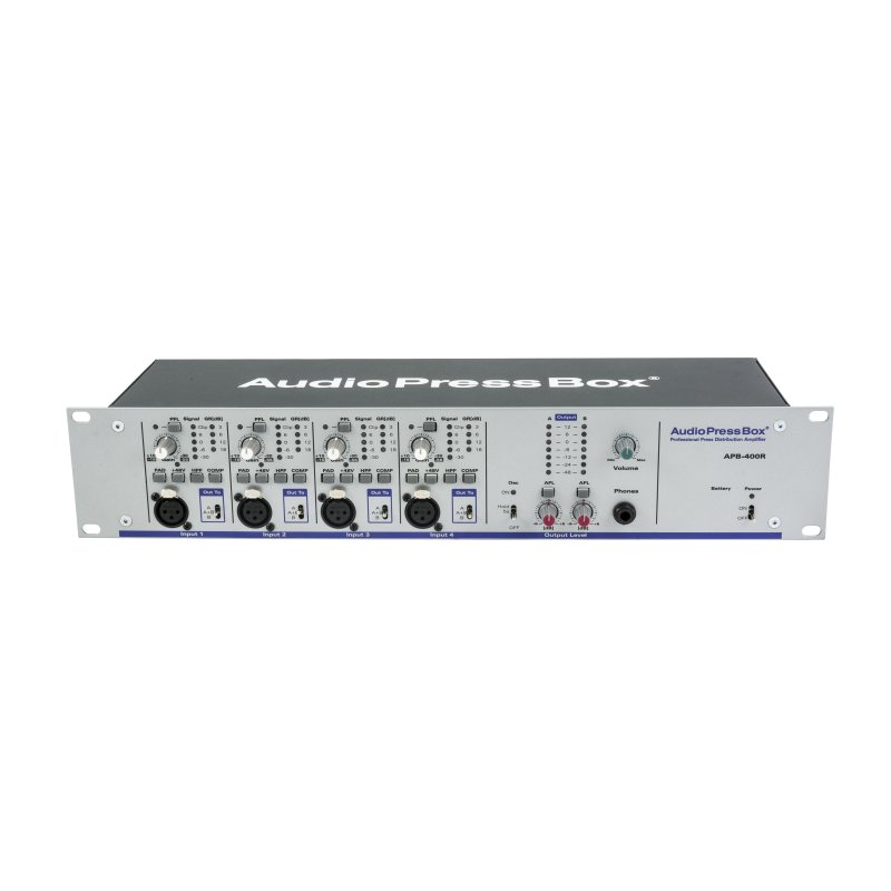 AudioPressBox extender enhed til rackmontering 4 input og 4 ext out
