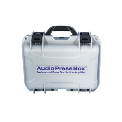 AudioPressBox audiosplit kuffert 4 in og 16 line/mic out, 10 timers batteri