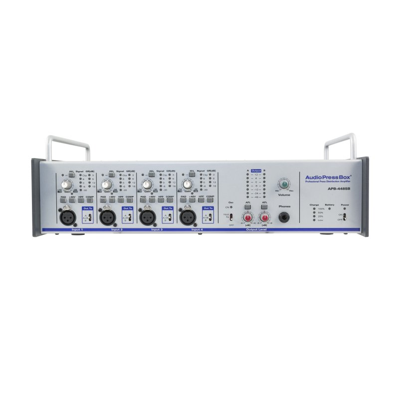 AudioPressBox audiosplitter 4 in og 48 mic/line out