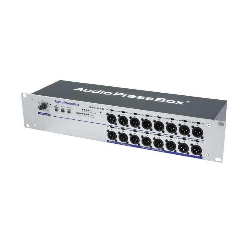 AudioPressBox expander boks 1 line + Dante in og 