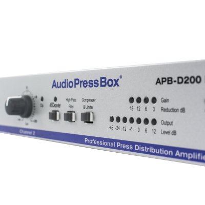 AudioPressBox expander boks 2 line og 1 Dane in og 4 expander out