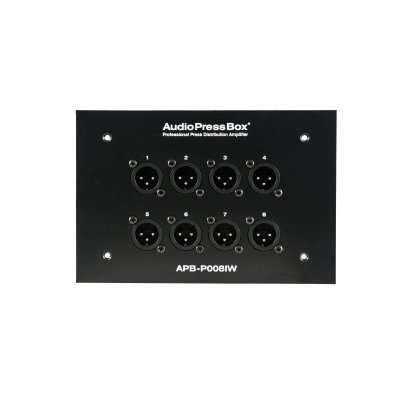 AudioPressBox Passiv stageboks til indbygning, 1 Line In, 8 MIC Out
