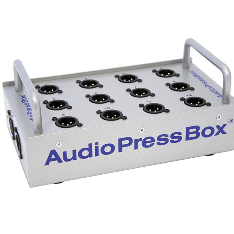 AudioPress Box stageboks 1 in og 12 out