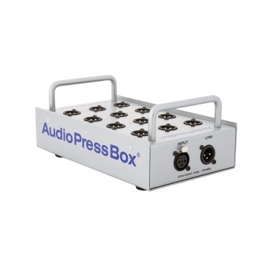 AudioPress Box stageboks 1 in og 12 out