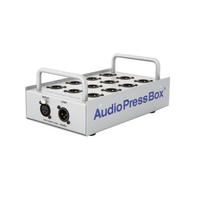 AudioPress Box stageboks 1 in og 12 out