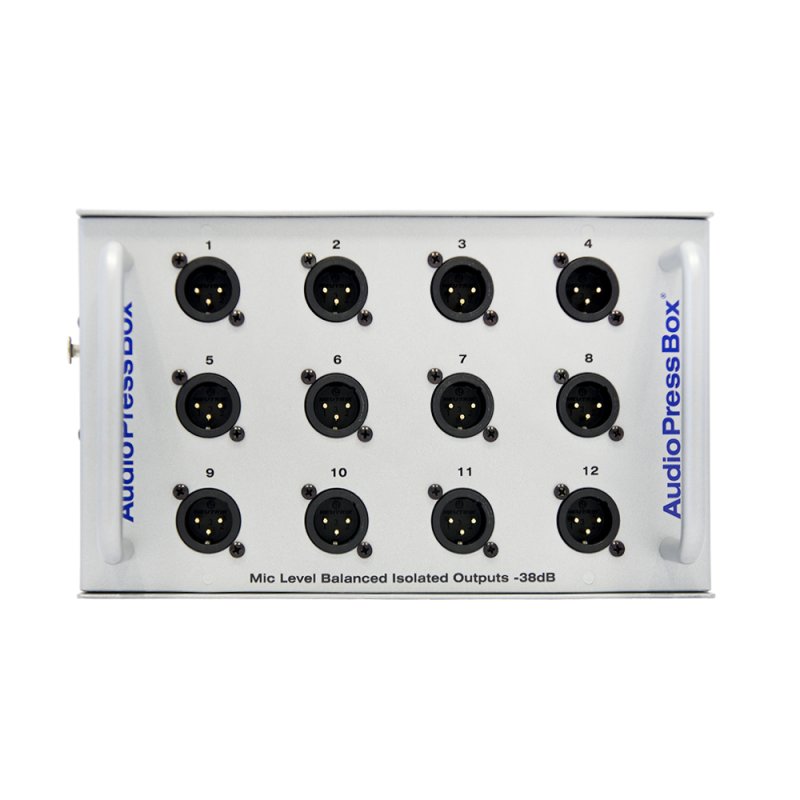 AudioPress Box stageboks 1 in og 12 out