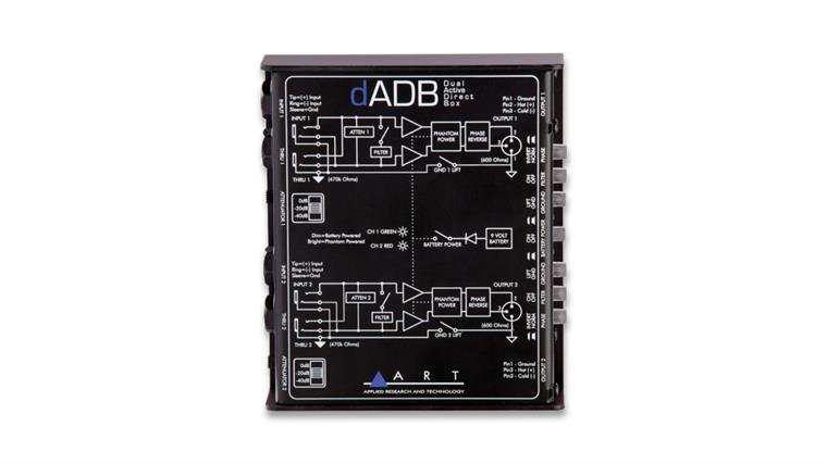 ART Dual aktiv Di-Box, interface Jack/XLR