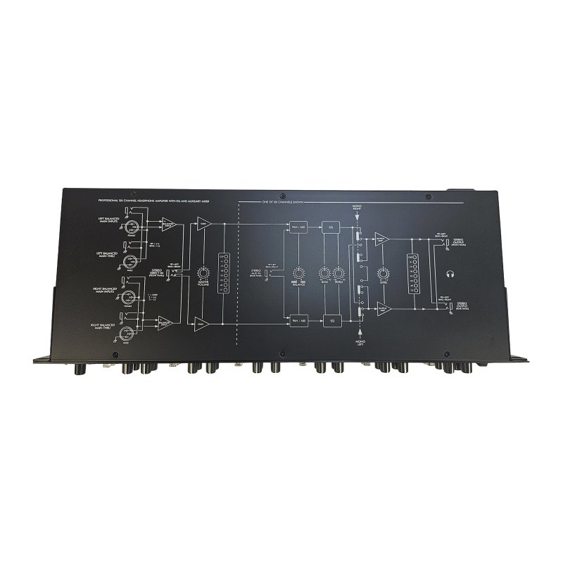 ART Hovedtelefon forstrker PRO 6 kanaler