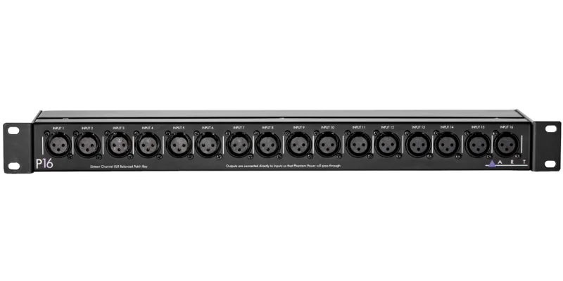 ART Balanceret patchbay 16 ch. XLR