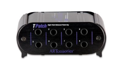 ART Patchbay 8 kanaler med Isolator, Balanceret jack