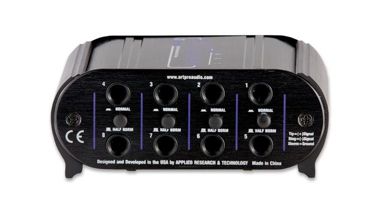 ART Patchbay 8 kanaler med Isolator, Balanceret jack