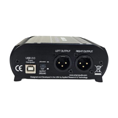 ART USB Di-Box, interface Jack/XLR
